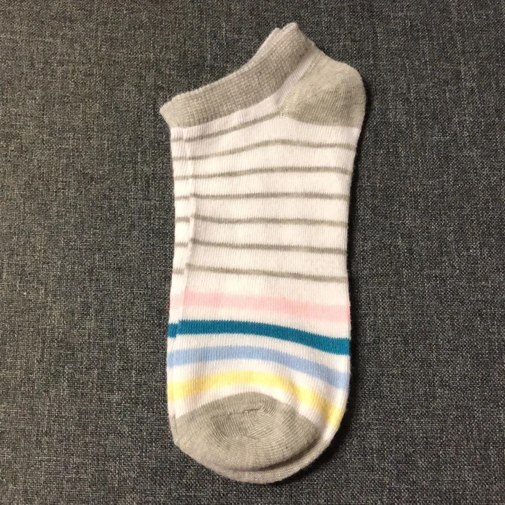 4 Pair Girl’s Ankle Socks L/XL 10/12 Stripe Diamond llama NWOT